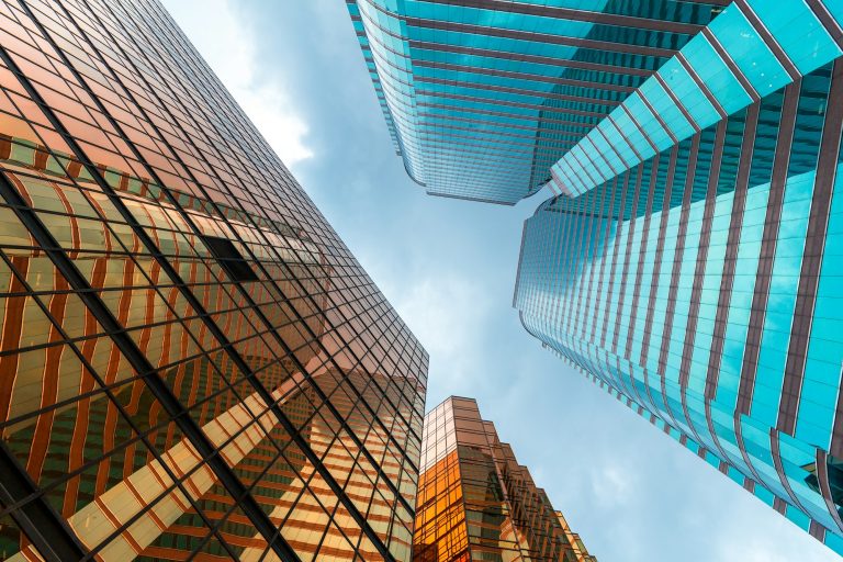Business tower to the sky
